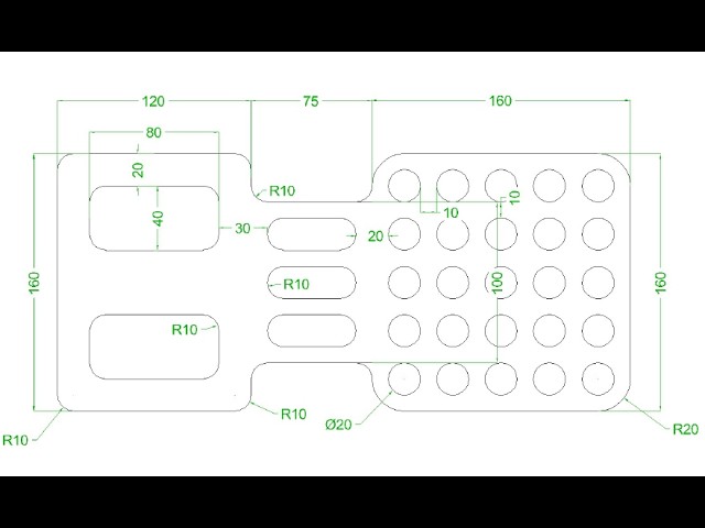 AutoCAD 2D Drawing Tutorial for Beginners - 78 | Step-by-Step Practice