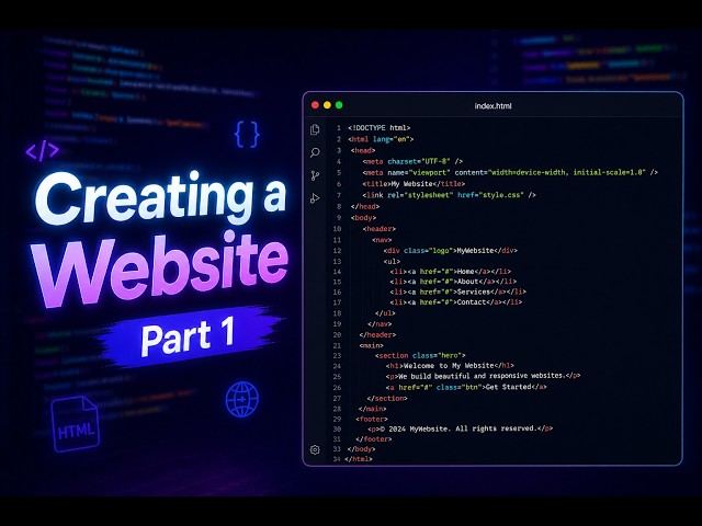 Creating a Website. Part 1