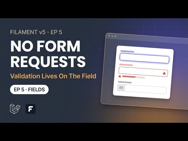 Build a Laravel Admin Panel with Filament v5 | Ep 5: Form Fields & Validation