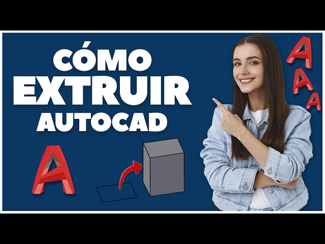Cómo Extruir En Autocad // Usar Función Extruir En Autocad (2024)