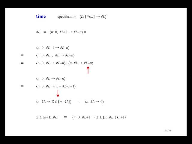 Formal Methods of Software Design - Functional Programming [21/33]