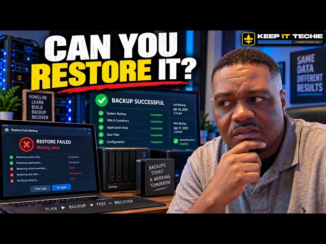 Why Most Homelab Backups Fail When You Need Them