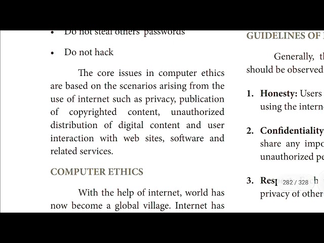 CLASS 11 COMPUTER SCIENCE CHAPTER-17 ( PART 1 CYBER SECURITY COMPUTER ETHICS GUIDELINES) IN TAMIL