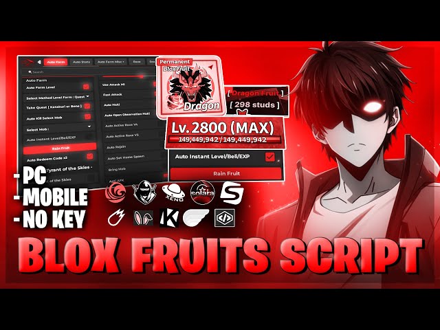 [💢 BEST] Blox Fruits Script – NO KEY | AUTO FARM | AUTO BOSSES | FRUIT SNIPER | THIRD SEA