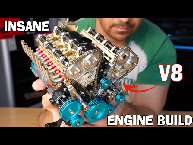 I Built a $700 Mini V8 Engine Model (Worth It?)