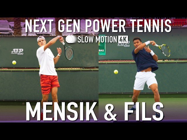 Mensik × Fils | Next Gen Power Tennis in Slow Motion [4K]
