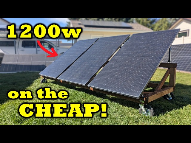 The Portable Solar Array Everyone Should Build!