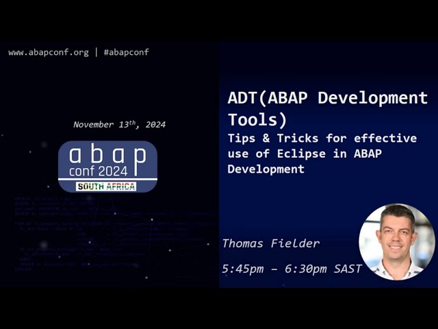 ADT - Tips & Tricks for effective use of Eclipse in ABAP Development