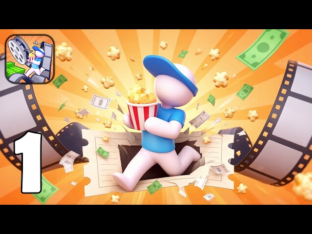 Drive-in Cinema: Idle Game - Upgrade Movie Screens - Part 1 - Gameplay Walkthrough (iOS, Android)