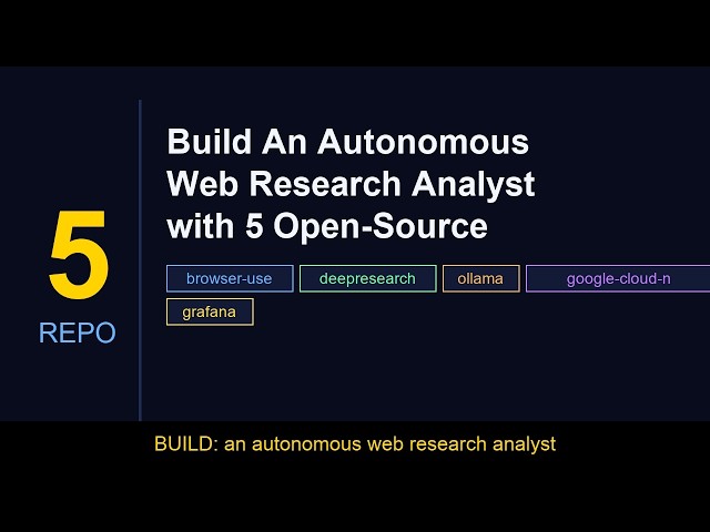 Build Research App with 5 Open-Source Repos