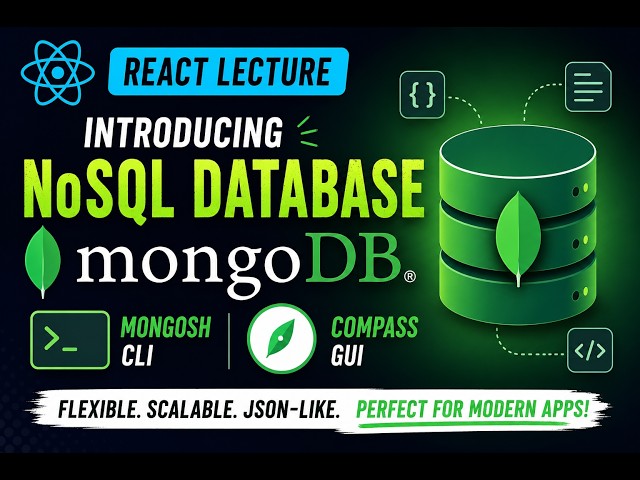 Sneak-peek Coding demo for NoSQL database: MongoDB