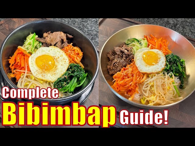 How to Make Healthy, Delicious Bibimbap & Dolsot Bibimbap ✨