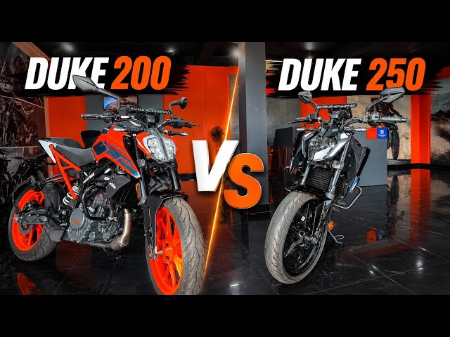 Duke 200 Vs Duke250 🔥- Which is Best? 