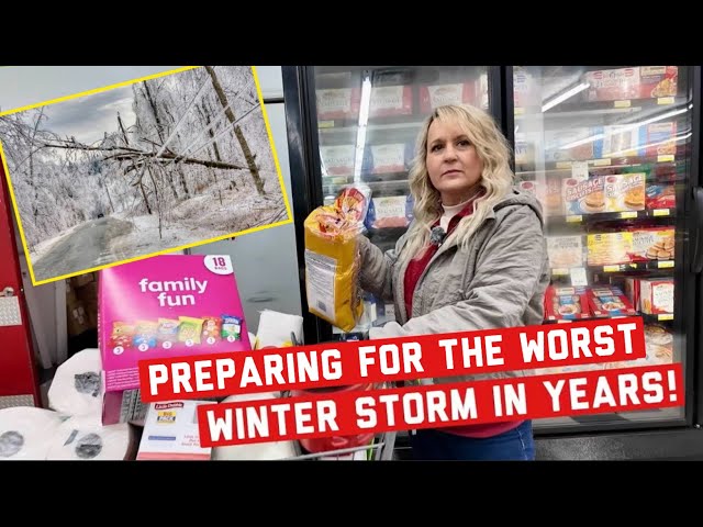 Panic Prepping for the Worst Winter Storm in Years!
