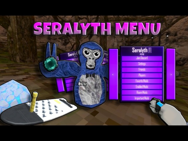 This FREE Gorilla Tag Mod Menu Has Over 1900+ MODS! | SERALYTH MENU | FULL SHOWCASE