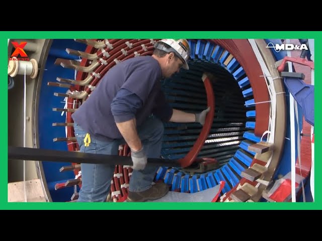 Excellence Technical Skill In High Voltage Electric Motor Rewinding | Super Large Motor And Stator