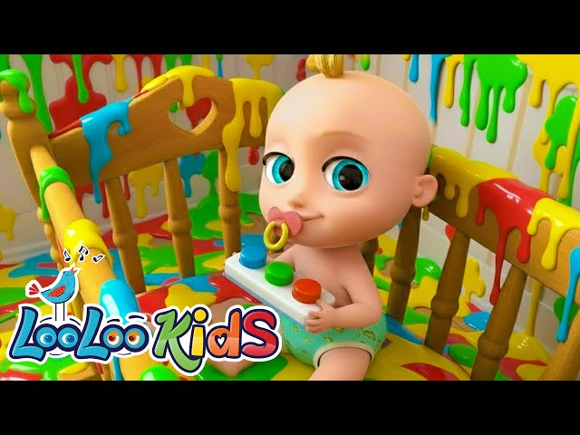 Johny Johny Yes Papa + Wheels On The Bus | Learn Colors - Slime Adventure + Baby Shark - Kids Songs