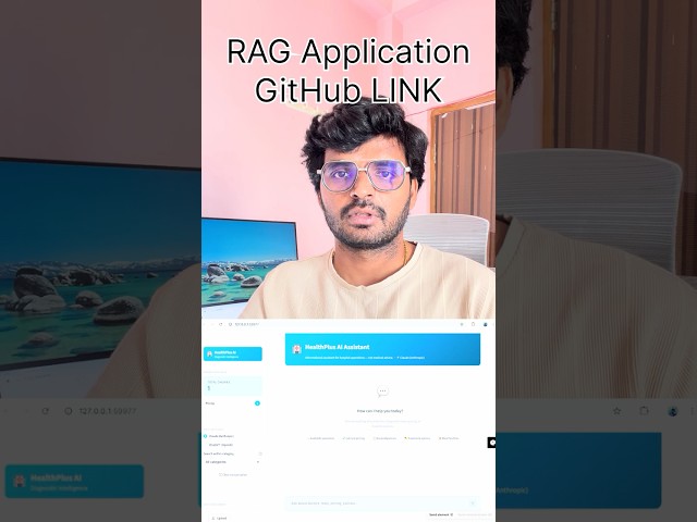 🚀HealthPlus AI RAG Project | Complete RAG Application on GitHub | Python, ChromaDB & Claude AI #rag