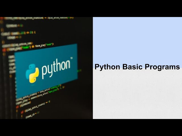 20 Python Basic Examples