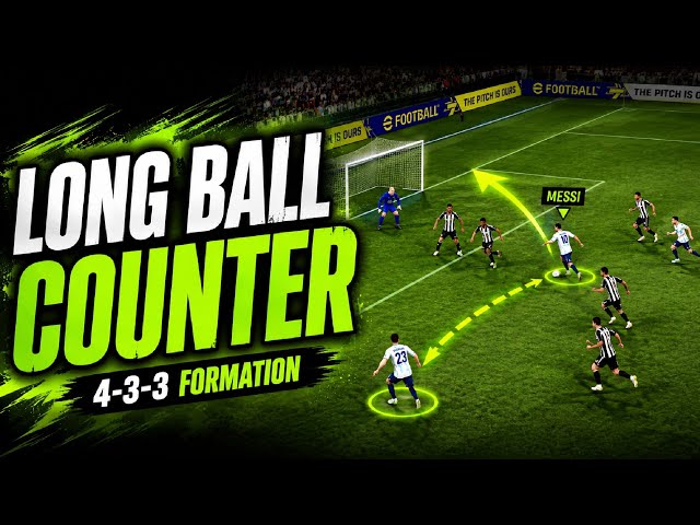 This Long Ball Counter Formation Is Actually INSANE | eFootball Mobile