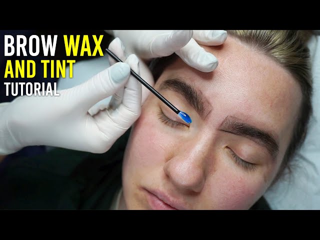 Brow Wax & Tint Tutorial | Step by Step Professional Guide