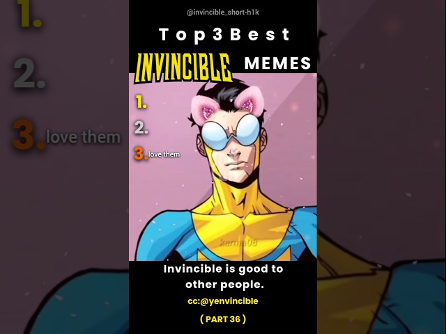 Ranking the Funniest Invincible Memes part 36