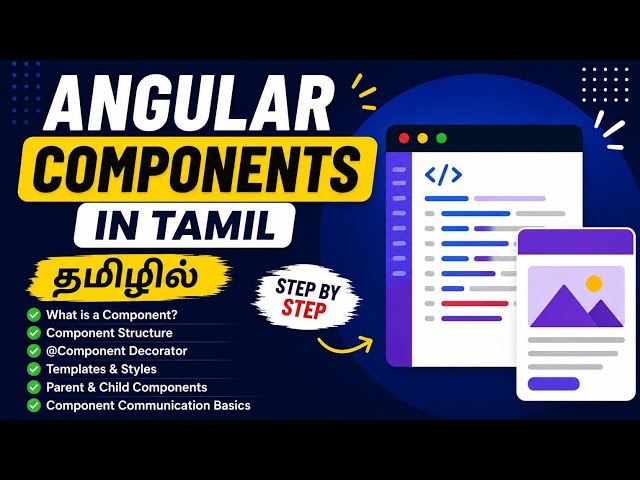 Angular Components Explained in Tamil | Angular 19Tamil|#AngularTamil #LetsDoItTamilTech #angular19 