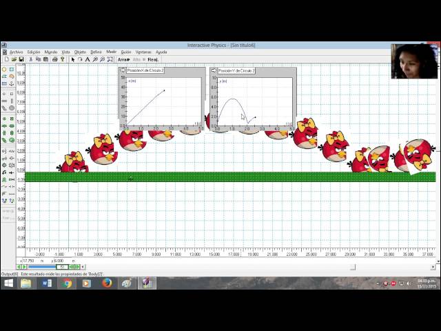 MOVIMIENTO PARABÓLICO EN INTERACTIVE PHYSICS