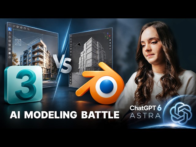 I Gave AI the Same CAD File in Blender and 3ds Max — The Result Surprised Me