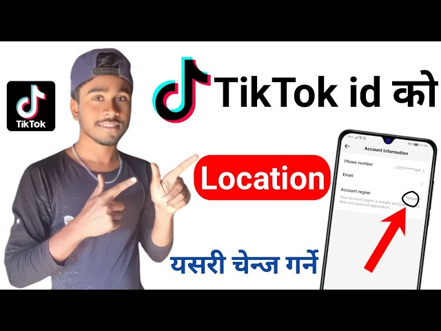 Tiktok Ma Location Kasari Change garne | How To Change Tiktok id Location