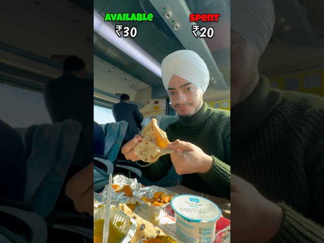 Living on ₹50 in train & on station 😱 | street food @Param_aedy #shorts #shortsfeed