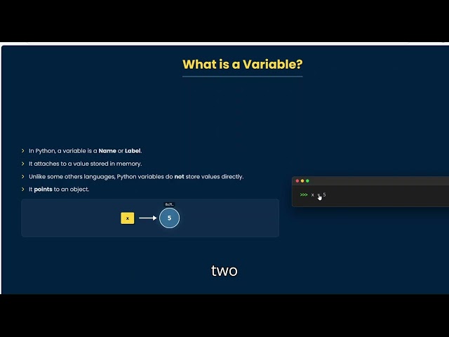 What is Python variable Explained in 2 minutes