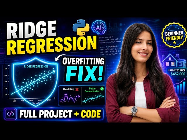 Ridge Regression Explained with Code | House Price Prediction | Machine Learning Tutorial