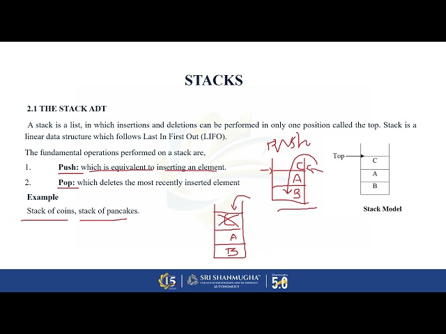 Stack in Datastructures using C