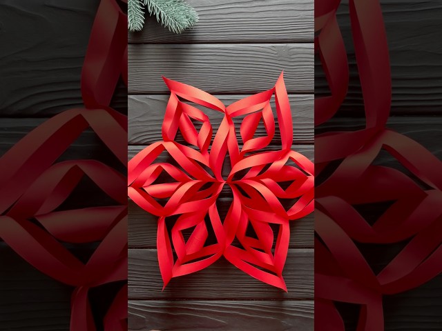 Easy Paper Snowflakes Paper Christmas decorations Tutorials