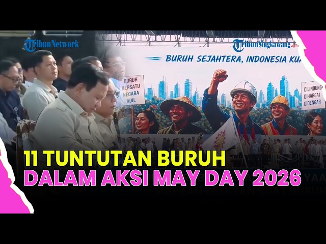 🔴BURUH BERSUARA! DARI OUTSOURCING HINGGA HONORER, 11 TUNTUTAN DISAMPAIKAN LANGSUNG KE PRABOWO