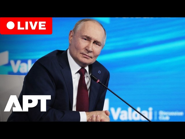 LIVE: Putin’s Valdai Address: Russia’s Vision for a Changing World Order | APT