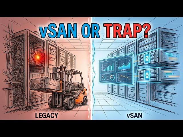vSAN vs Traditional Arrays: The Long-Term Trap