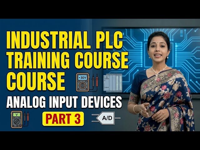 Industrial PLC Training Course  Analog input Devices Part 3#plc #automation #sensor #proximity 