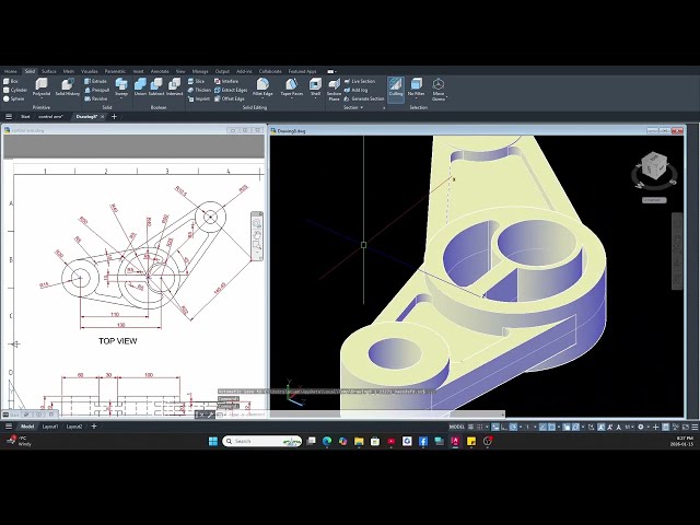 AutoCAD Tutorial: How to Draw a Control Arm | Beginner-Friendly Guide