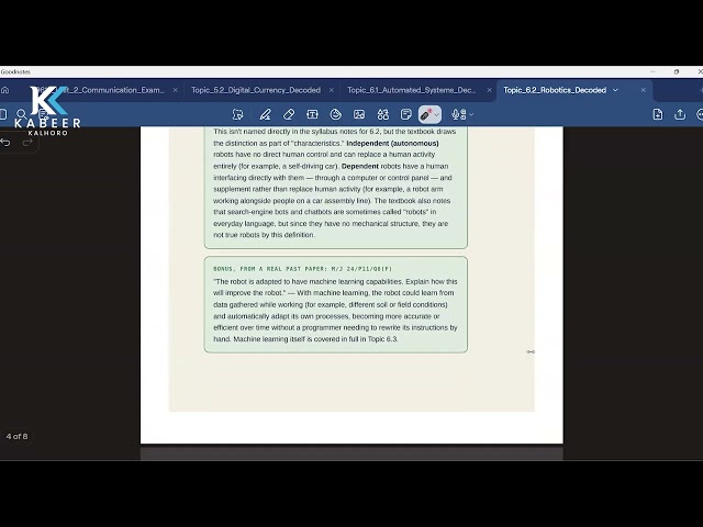 Robotics Lecture | IGCSE & O Level Computer Science | Introduction to Robotics