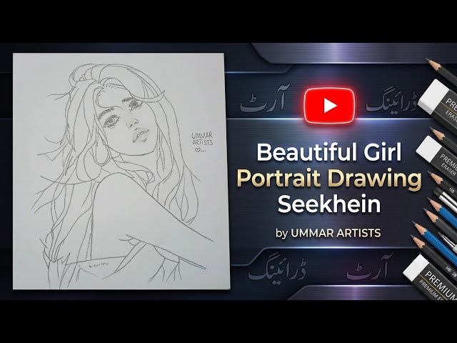 Drawing a Beautiful Anime Girl with Beautiful Eyes 💖 | Step by Step Tutorial