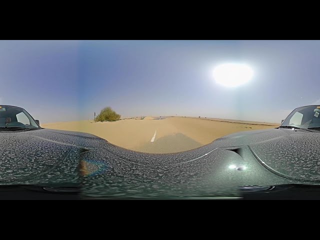 360 VR Suzuki Jimny Off Road Driving in Sand Corridor