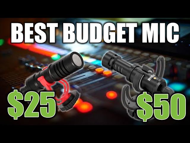 BEST BUDGET MICROPHONE | RODE VideoMicro vs Moukey MCM-1 Mic Comparison
