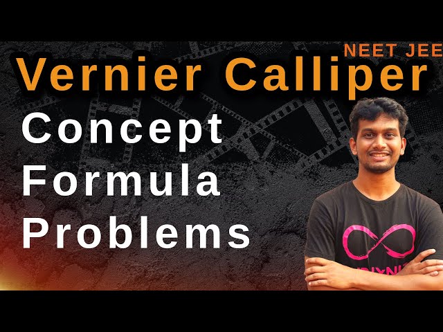 Vernier calliper| Concept Formula problem solving| least count| NEET JEE Physics Tamil