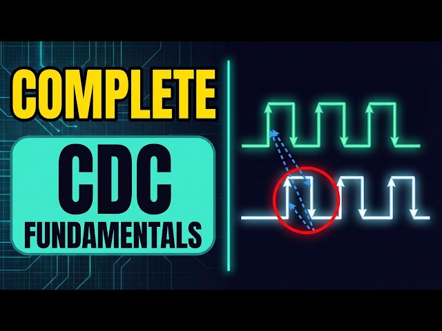 Clock Domain Crossing (CDC) Fundamentals Full Course | Metastability to Synchronizer Design