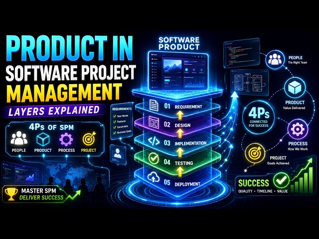 Product in 4Ps of Software Project Management | SPM Tutorial & Layers Explained