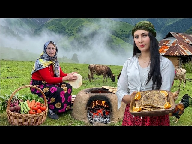 Sirabi & Family Gathering: Traditional Village Cooking in Iran