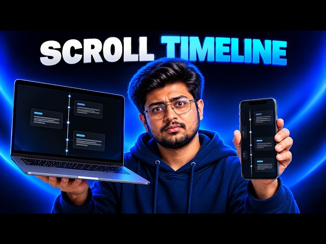 CSS Scroll Timeline Animation | Responsive Website