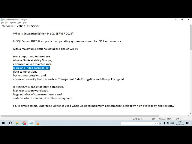 What is Enterprise Edition in SQL SERVER 2022?